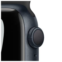 Apple Watch (Series 7) GPS + Cellular 45 mm - Aluminium Noir - Noir