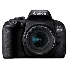 Reflex Canon EOS 800D - Noir +Objectif EF-S 18-55mm f/3.5-5.6 IS STM