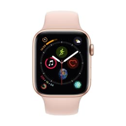 Apple Watch (Series 4) 2018 GPS 44 mm - Aluminium Or - Boucle sport Rose