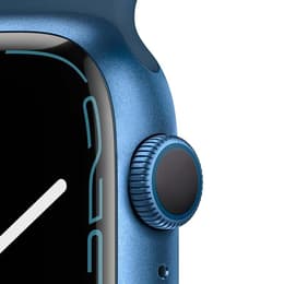 Apple Watch (Series 6) GPS + Cellular 44 mm - Aluminium Bleu - Boucle sport Bleu