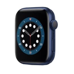 Apple Watch (Series 6) GPS + Cellular 44 mm - Aluminium Bleu - Boucle sport Bleu