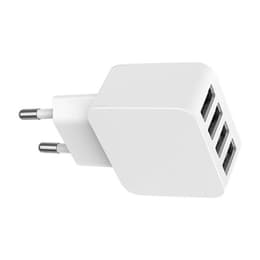 Chargeur secteur IC Smart 4USB A 5.4A rapide et intelligent Blanc Bigben