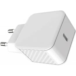 Chargeur secteur Mini USB C Power Delivery 30W Ultra-rapide Blanc Bigben