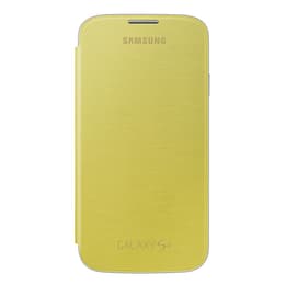 Coque Galaxy S4 - Cuir - Jaune