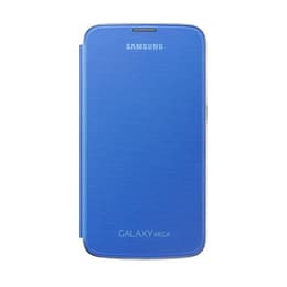 Coque Galaxy Mega - Cuir - Bleu