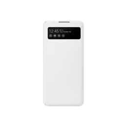Coque Galaxy A42 5G - Cuir - Blanc