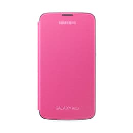 Coque Galaxy Mega - Cuir - Rose