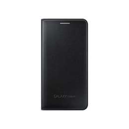 Coque Galaxy Core 4G - Cuir - Noir