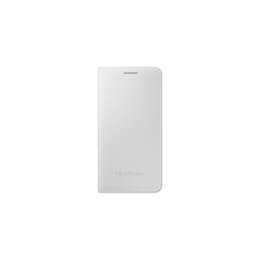 Coque Galaxy Core 4G - Cuir - Blanc