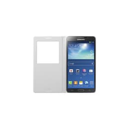 Coque Galaxy Note 3 - Cuir - Blanc