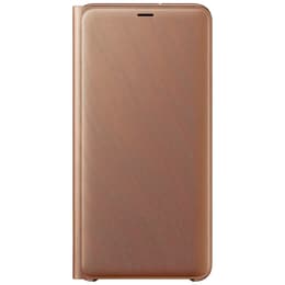 Coque Galaxy A7 (2018) et écran de protection - Cuir - Marron