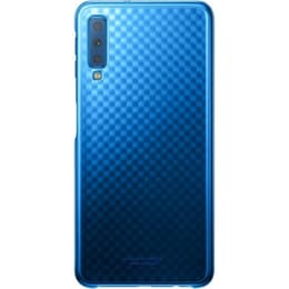 Coque Galaxy A7 2018 - Silicone - Bleu