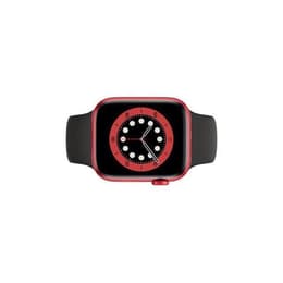Apple Watch (Series 7) GPS 45 mm - Aluminium Rouge - Bracelet sport Noir