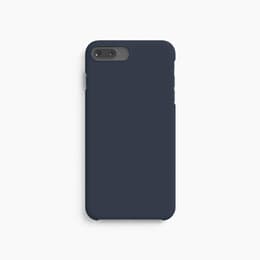 Coque iPhone 8 Plus - Matière naturelle - Bleu