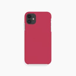 Coque iPhone 11 - Matière naturelle - Rouge