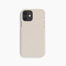 Coque iPhone 12 Mini - Matière naturelle - Blanc