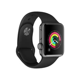 Apple Watch (Series 3) GPS 38 mm - Aluminium Noir - Bracelet sport Noir
