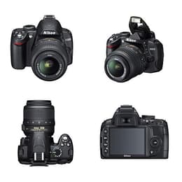 Reflex - Nikon D3000 Noir + Objectif Nikon AF-S DX Nikkor 18-70mm f/3.5-4.5G IF-ED