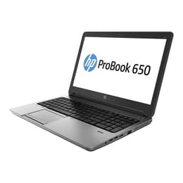 HP ProBook 650 G1 15" Core i5 2.6 GHz - SSD 256 Go - 4 Go QWERTY - Anglais (US)