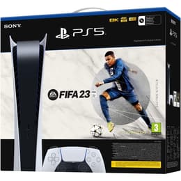 PlayStation 5 Digital Edition 825Go - Blanc Digital + FIFA 23