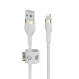 Câble Belkin Boost Charge Pro Flex Câble silicone tressé USB-A vers Lightning 2M