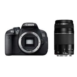 Reflex - Canon EOS 700D Noir + Objectif Canon EF-S 18-55mm f/3.5-5.6 III + EF 75-300mm f/4-5.6 III