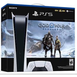PlayStation 5 Digital Edition 825Go - Blanc Digital + God of War Ragnarok