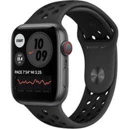 Apple Watch (Series SE) GPS 44 mm - Aluminium Gris sidéral - Bracelet sport Nike Anthracite/Noir