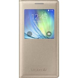 Coque Galaxy A5 - Cuir - Jaune