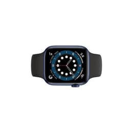 Apple Watch (Series 6) GPS 40 mm - Aluminium Bleu - Bracelet sport Noir