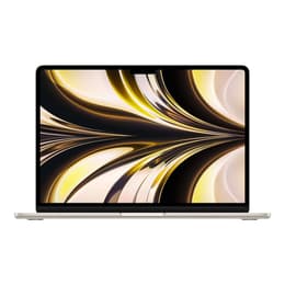 MacBook Air 13.3" (2022) - Apple M2 avec CPU 8 cœurs et GPU 10 cœurs - 8Go RAM - SSD 512Go - AZERTY - Français