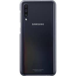 Coque Galaxy A50 - Plastique - Noir/Transparent