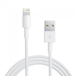 Lot 4 câbles Lightning blanc compatible pour iPhone