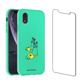 Coque Back Market iPhone XR et écran de protection - Plastique recyclé - Vert