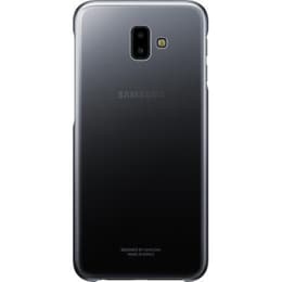 Coque Galaxy J6+ - Plastique - Noir/Transparent