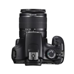 Reflex -CANON EOS 1100D - Noir + Objectif Canon Zoom Lens EF-S 18-55mm f/3.5-5.6 II