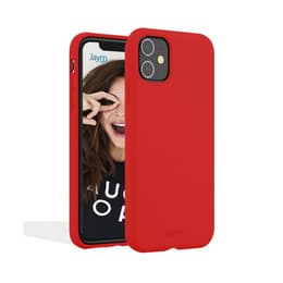 Coque iPhone 12/12 Pro - Silicone - Rouge