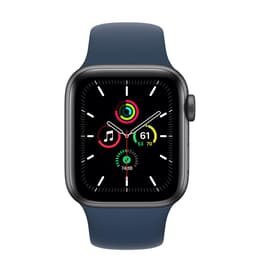 Apple Watch (Series SE) GPS 40 mm - Aluminium Gris sidéral - Bracelet Bracelet sport Bleu