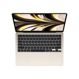 MacBook Air 13.3" (2022) - Apple M2 avec CPU 8 cœurs et GPU 8 cœurs - 8Go RAM - SSD 256Go - QWERTZ - Allemand