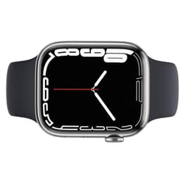 Apple Watch Series 7 (2021) GPS + Cellular 45 mm - Acier inoxydable Argent
