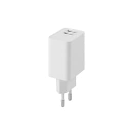 Chargeur 2 USB (A+A) 12W (Blanc)