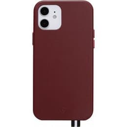 Coque iPhone 12 Mini - Cuir - Rouge