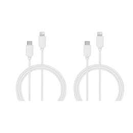 Lot de 2 Câbles Lightning Certifié Apple M.F.I vers USB-C de 2 Mètres