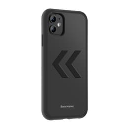 Coque Back Market iPhone 11 et écran de protection - Plastique recyclé - Noir
