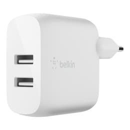 Chargeur Belkin BOOST CHARGE Dual USB-A Wall Charger 40W - Blanc