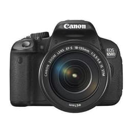 Reflex - Canon EOS 650D Noir Canon Canon Zoom Lens EF-S 18-55 mm f/3.5-5-6 IS STM