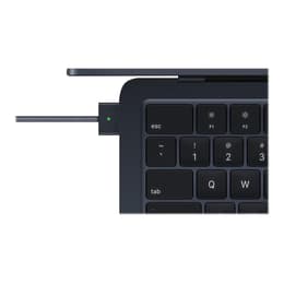 MacBook Air 13.3" (2022) - Apple M2 avec CPU 8 cœurs et GPU 8 cœurs - 8Go RAM - SSD 256Go - QWERTZ - Allemand