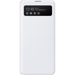 Coque Galaxy A41 - Cuir - Blanc