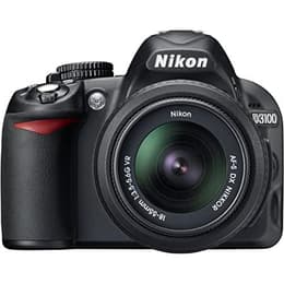 Reflex - Nikon D3100 Noir Nikon AF-S DX Nikkor 18-55mm f/3.5-5.6 VR