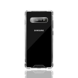 Coque Galaxy S10 Plus et 2 écrans de protection - Plastique recyclé - Transparent